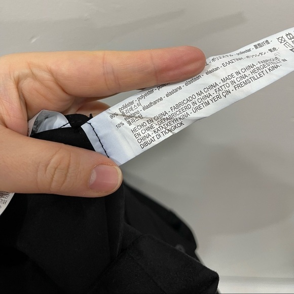 Zara Black Button Front Faux Suede Mini Skirt Size Medium - Picture 8 of 8